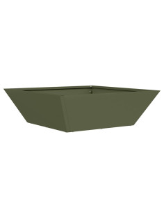 Vaso da giardino Verde oliva 50 x 50 x 15 cm 2