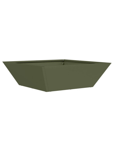 Vaso da giardino Verde oliva 50 x 50 x 15 cm