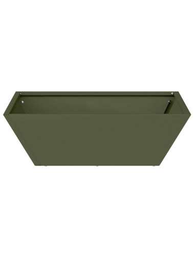 Vaso da giardino Verde oliva 50 x 50 x 15 cm