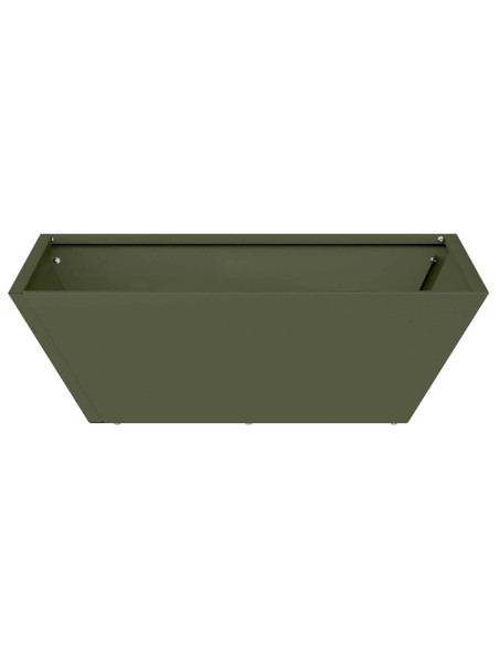 Vaso da giardino Verde oliva 50 x 50 x 15 cm