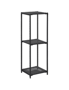 Scaffale Nero 30x30x90 cm in Polyrattan 2