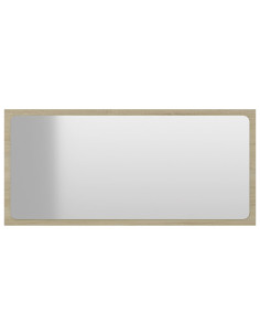 Specchio da Bagno Rovere Sonoma 80x1,5x37 cm Legno Multistrato 2