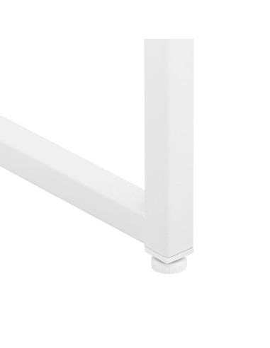 Credenza Alta Bianca 80x35x135 cm in Acciaio
