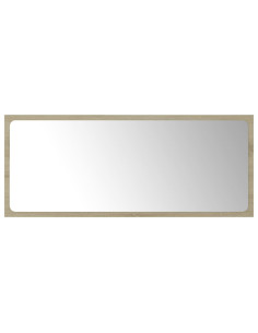 Specchio da Bagno Rovere Sonoma 90x1,5x37 cm Legno Multistrato 2
