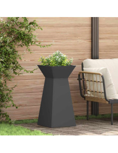 Vaso a Pilastro 2 pcs Nero 35 x 35 x 73 cm