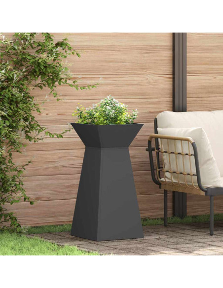 Vaso a Pilastro 2 pcs Nero 35 x 35 x 73 cm
