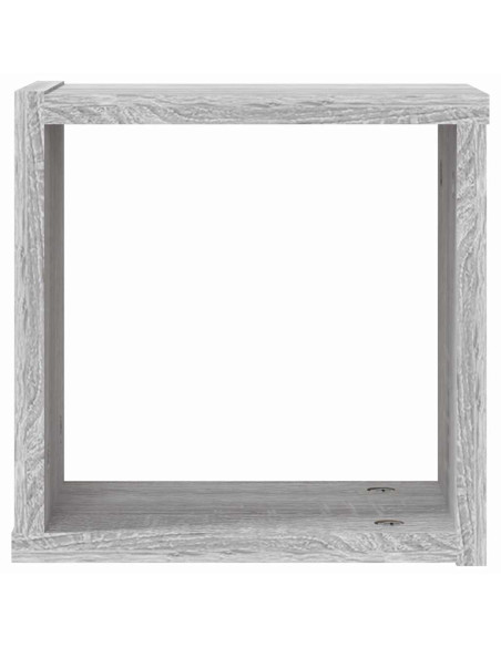 Scaffali da parete 4 pcs Grigio Sonoma 26 x 15 x 26 cm