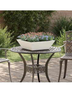 Vaso da giardino Bianco 50 x 50 x 15 cm