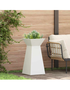 Vaso a Pilastro Bianco 35 x 35 x 73 cm