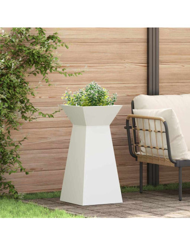 Vaso a Pilastro Bianco 35 x 35 x 73 cm