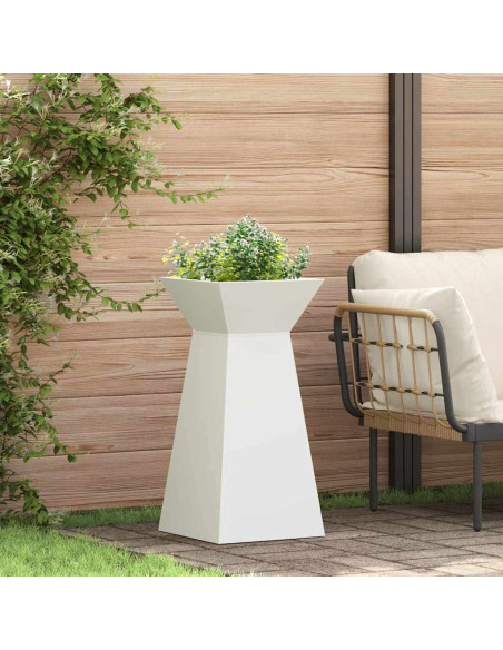 Vaso a Pilastro Bianco 35 x 35 x 73 cm