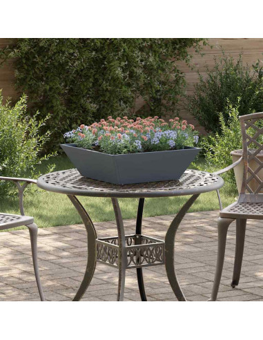 Vaso da giardino 5 pcs Antracite 50 x 50 x 15 cm