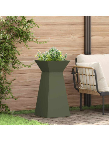 Vaso a Pilastro Oliva 35 x 35 x 73 cm