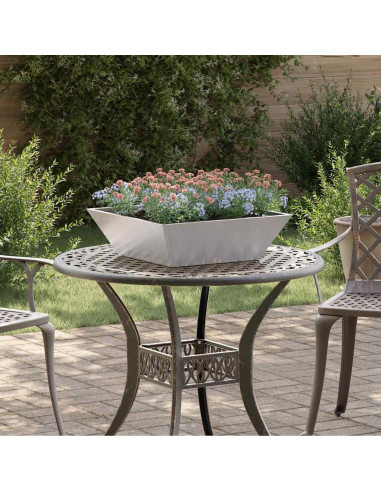 Vaso da giardino 5 pcs Argento 50 x 50 x 15 cm