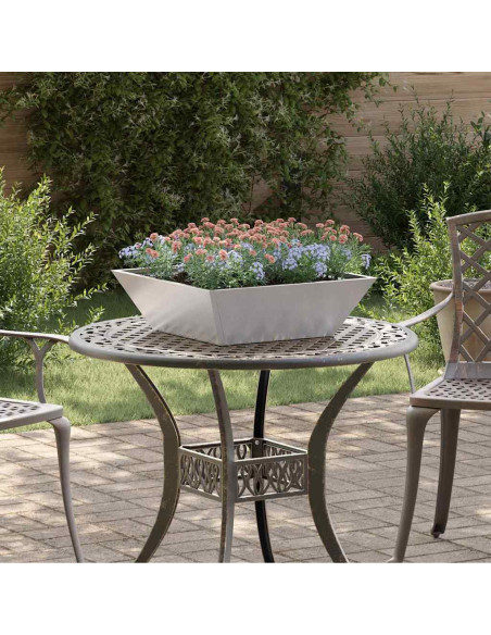 Vaso da giardino 5 pcs Argento 50 x 50 x 15 cm