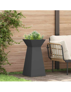 Vaso a Pilastro Nero 35 x 35 x 73 cm