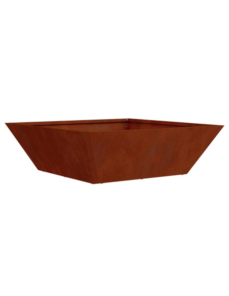 Vaso da giardino Ruggine 50 x 50 x 15 cm