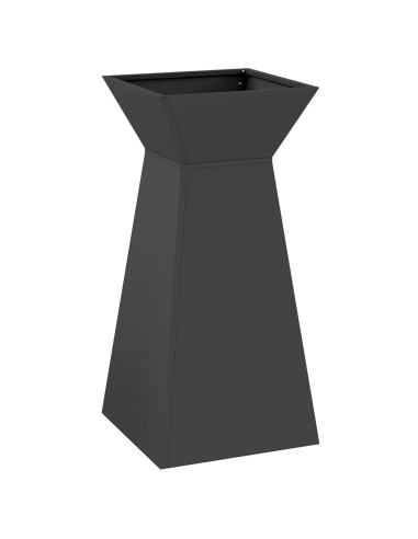 Vaso a Pilastro 2 pcs Nero 35 x 35 x 73 cm