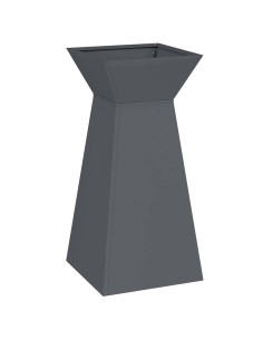 Vaso a Pilastro Antracite 35 x 35 x 73 cm 2