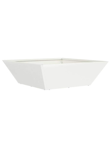 Vaso da giardino Bianco 50 x 50 x 15 cm