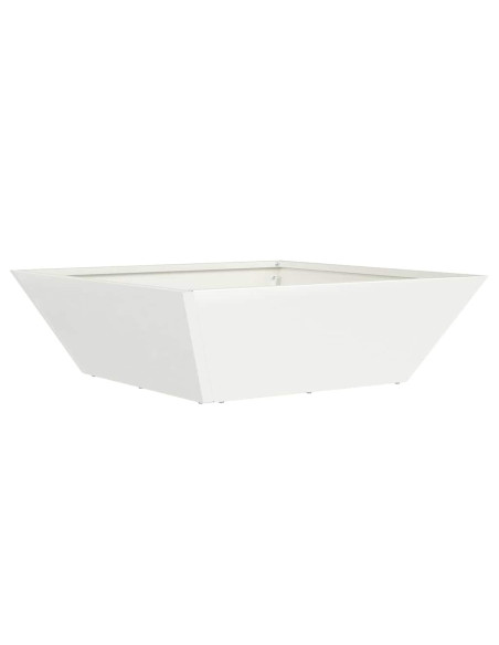 Vaso da giardino Bianco 50 x 50 x 15 cm