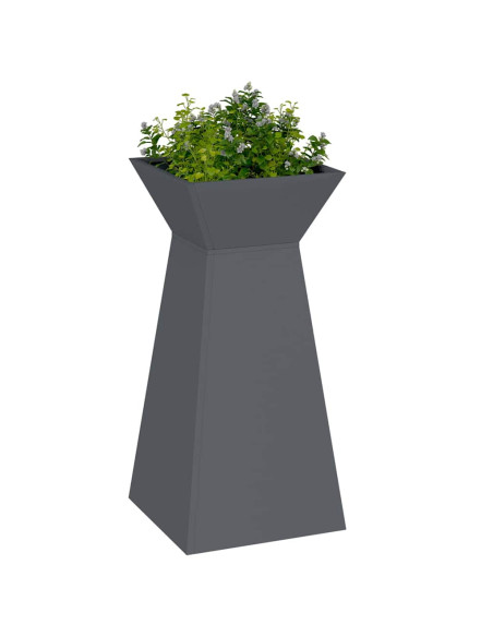 Vaso a Pilastro Antracite 35 x 35 x 73 cm