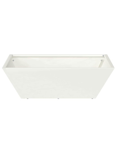 Vaso da giardino Bianco 50 x 50 x 15 cm