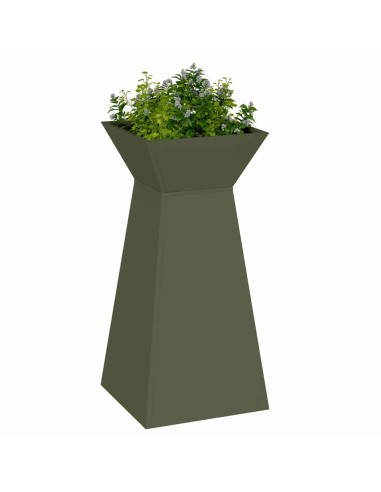 Vaso a Pilastro Oliva 35 x 35 x 73 cm