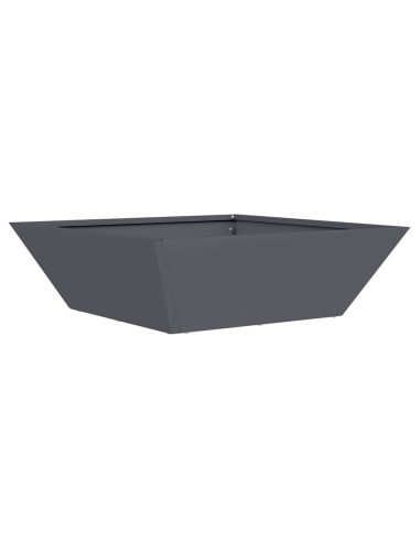 Vaso da giardino 5 pcs Antracite 50 x 50 x 15 cm