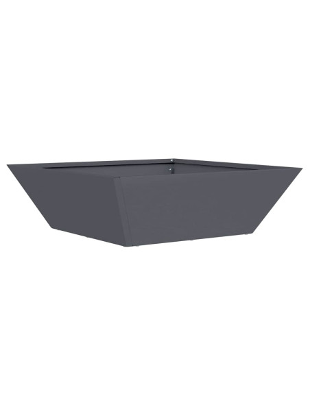 Vaso da giardino 5 pcs Antracite 50 x 50 x 15 cm