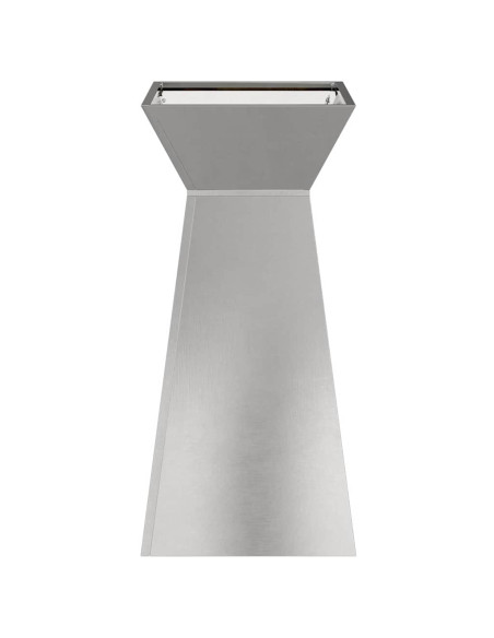 Vaso a Pilastro Argento 35 x 35 x 73 cm Acciaio inossidabile