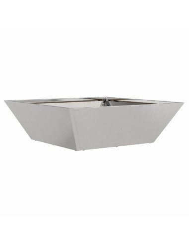 Vaso da giardino 5 pcs Argento 50 x 50 x 15 cm