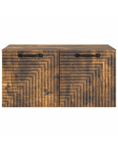 Mobile Porta TV da Muro Rovere Fumo 59,5 x 41 x 30 cm