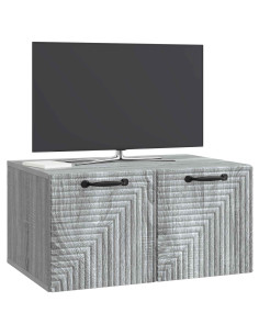 Mobile Porta TV da Muro Grigio Sonoma 59,5 x 41 x 30 cm 2