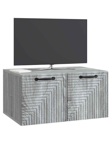 Mobile Porta TV da Muro Grigio Sonoma 59,5 x 41 x 30 cm