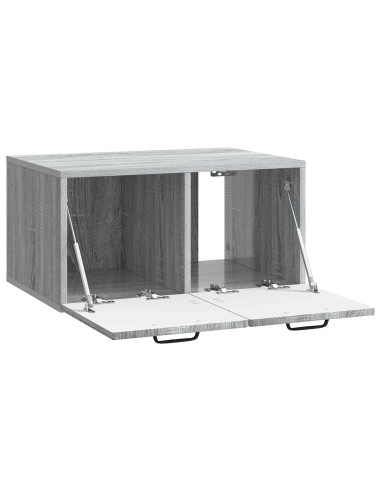 Mobile Porta TV da Muro Grigio Sonoma 59,5 x 41 x 30 cm