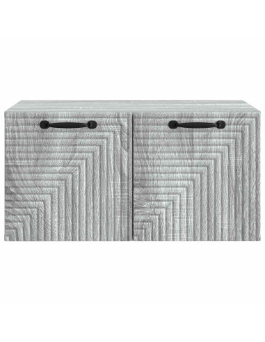 Mobile Porta TV da Muro Grigio Sonoma 59,5 x 41 x 30 cm
