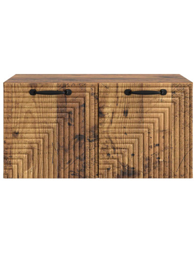 Mobile Porta TV da Muro Legno antico 59,5 x 41 x 30 cm