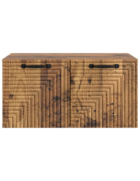 Mobile Porta TV da Muro Legno antico 59,5 x 41 x 30 cm