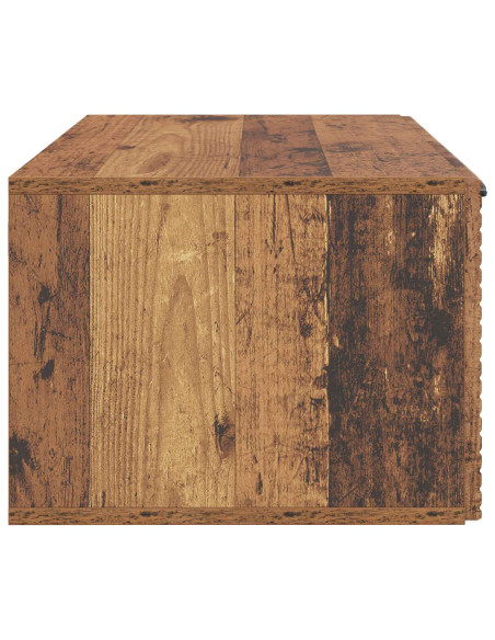 Mobile Porta TV da Muro Legno antico 59,5 x 41 x 30 cm
