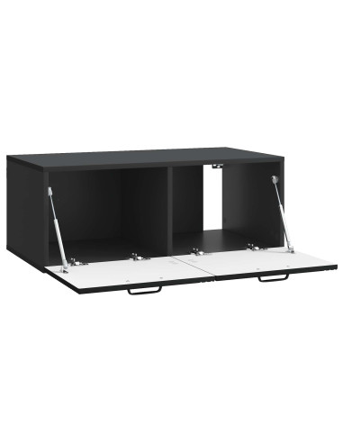 Mobile Porta TV da Muro Nero 78,5 x 41 x 30 cm