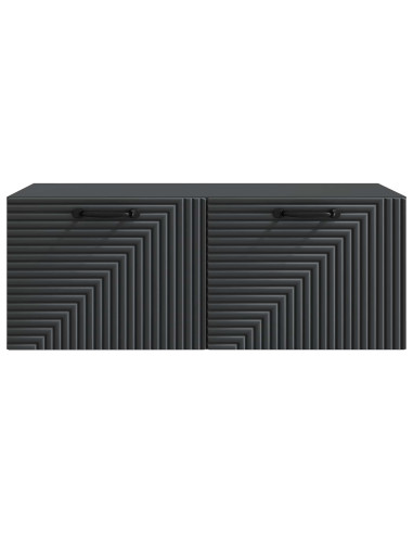 Mobile Porta TV da Muro Nero 78,5 x 41 x 30 cm