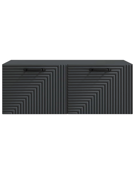 Mobile Porta TV da Muro Nero 78,5 x 41 x 30 cm