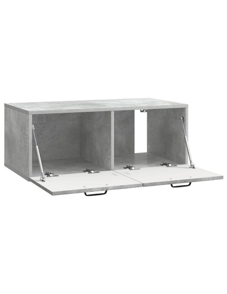 Mobile Porta TV da Muro Grigio Cemento 78,5 x 41 x 30 cm