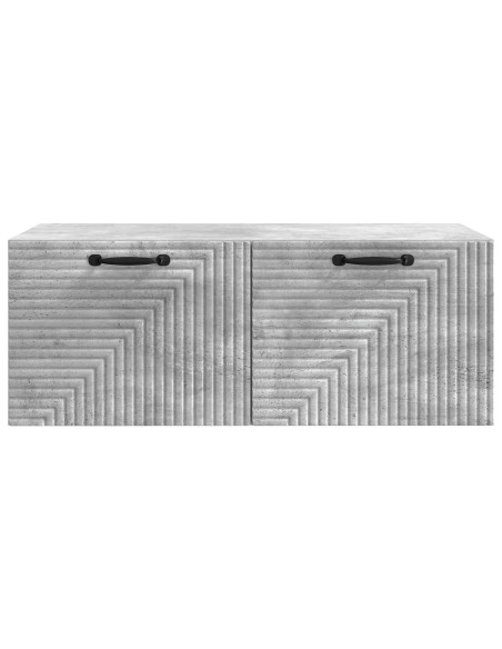 Mobile Porta TV da Muro Grigio Cemento 78,5 x 41 x 30 cm