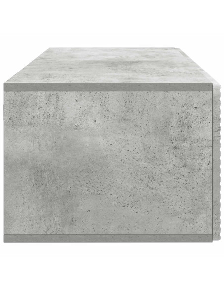Mobile Porta TV da Muro Grigio Cemento 78,5 x 41 x 30 cm