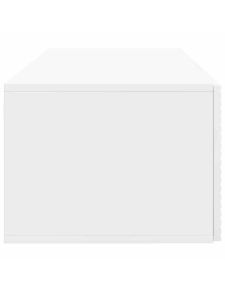 Mobile Porta TV da Muro Bianco Lucido 78,5 x 41 x 30 cm