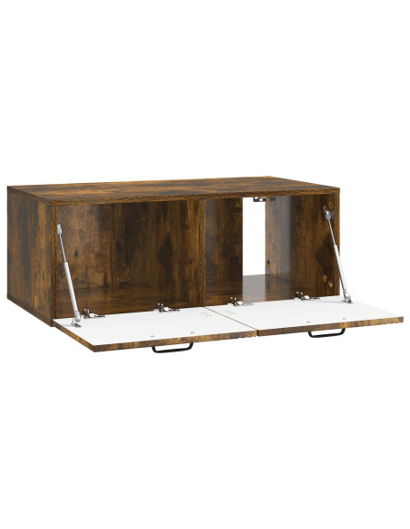 Mobile Porta TV da Muro Rovere Fumo 78,5 x 41 x 30 cm