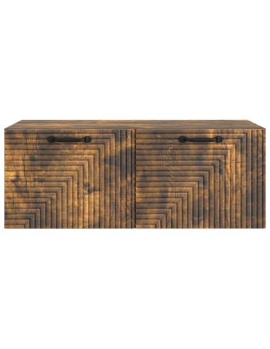 Mobile Porta TV da Muro Rovere Fumo 78,5 x 41 x 30 cm