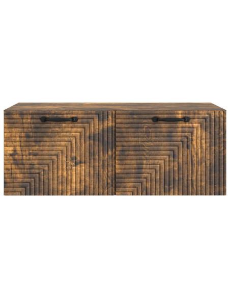 Mobile Porta TV da Muro Rovere Fumo 78,5 x 41 x 30 cm